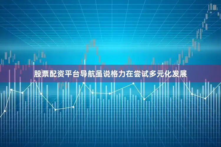 股票配资平台导航虽说格力在尝试多元化发展